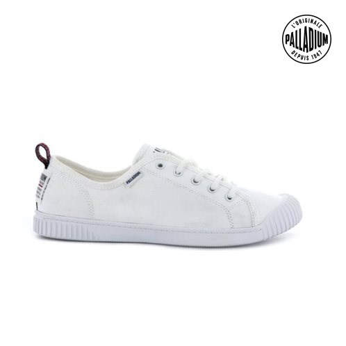 Dámské Tenisky Palladium Easy Krajkové Platene Low Tops Bílé | CZ EOZ-92V